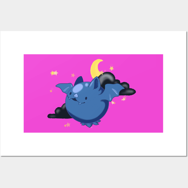 blueberry bat Wall Art by CosmicVomit